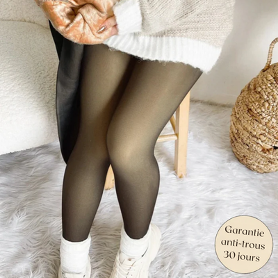 Collant polaire avec couture élégante et confortable