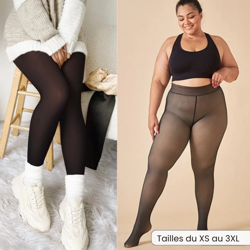 Collant polaire avec couture élégante et confortable